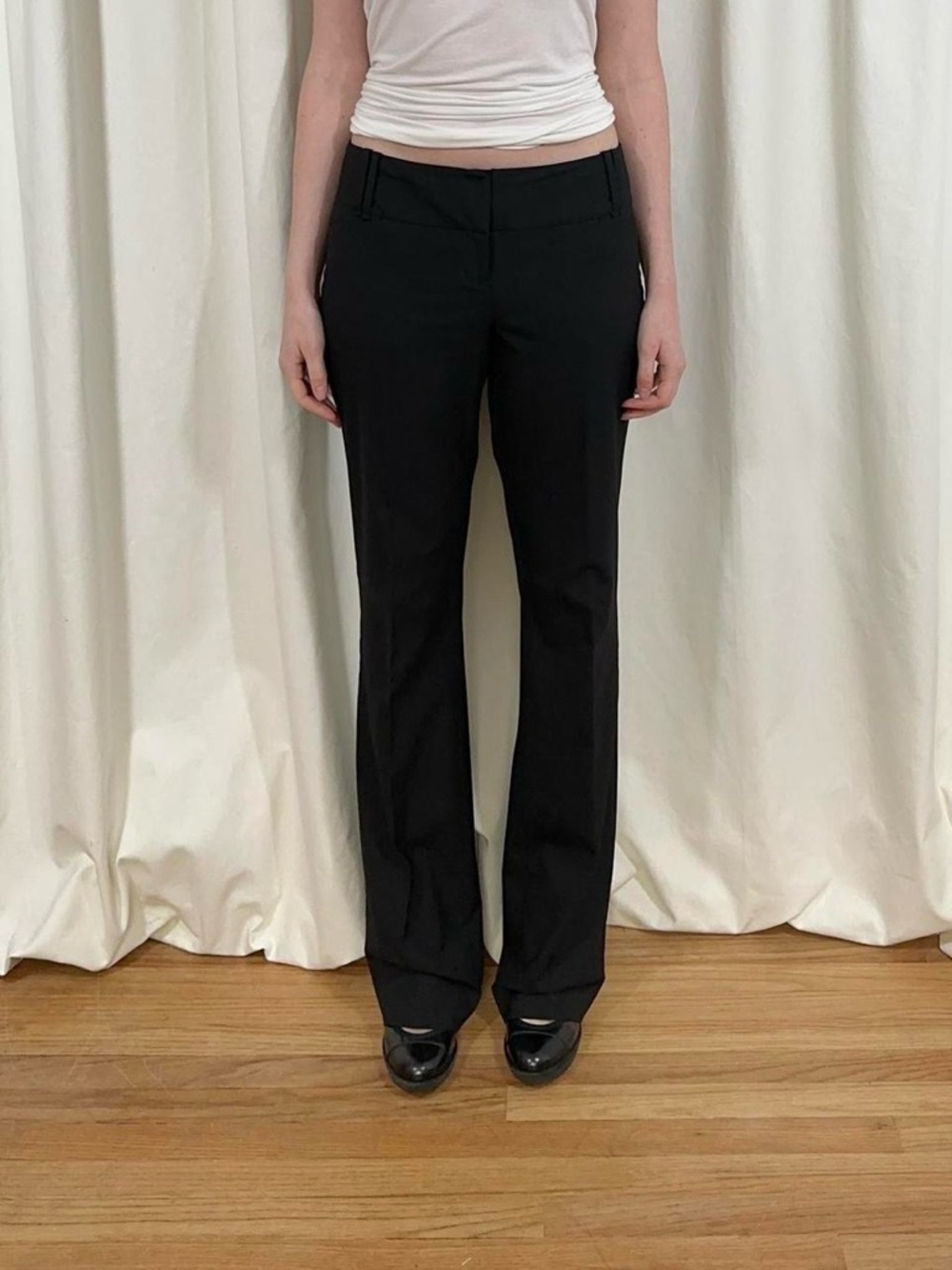 Low Rise Bootcut Slacks - Picture 2 of 7
